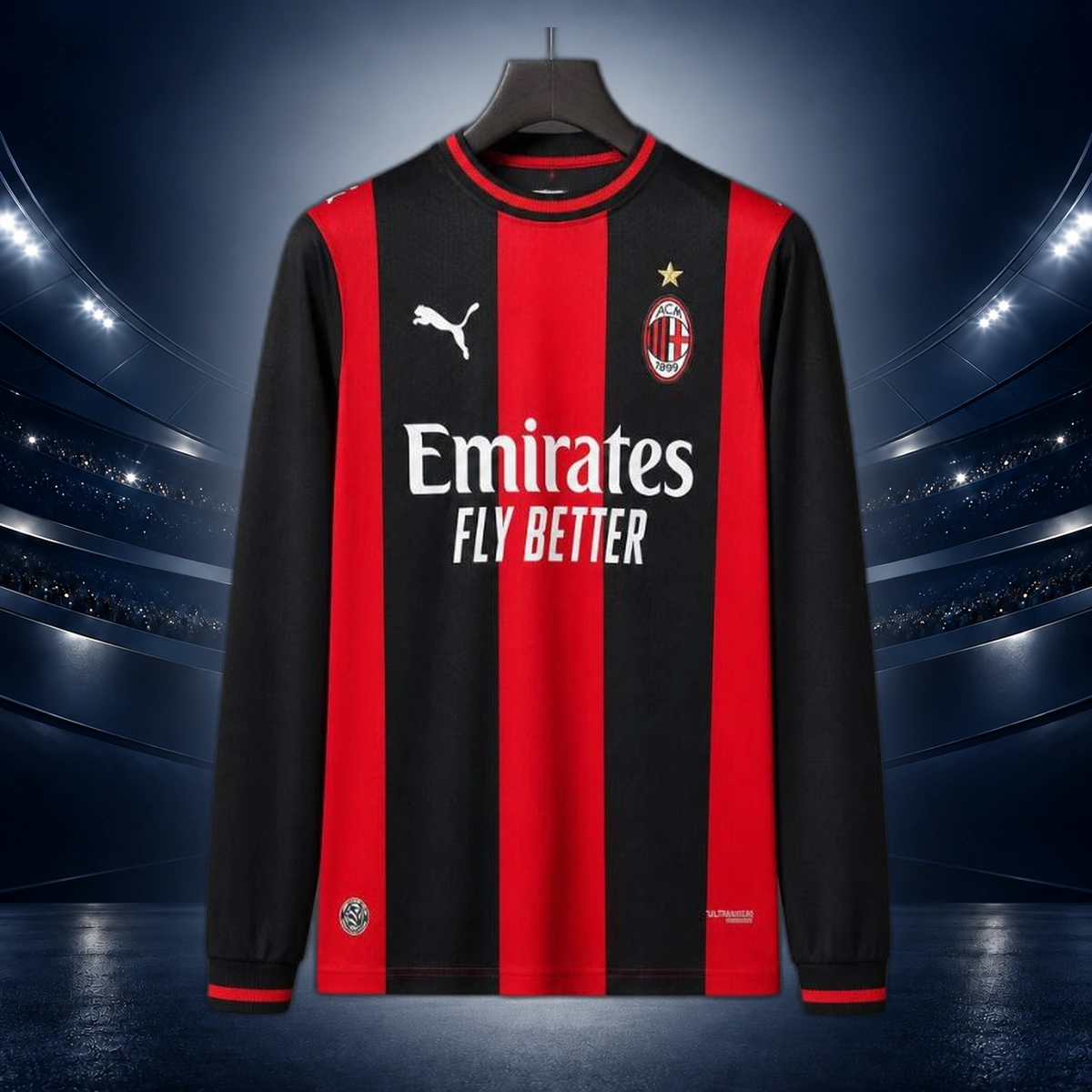 Camiseta de Fútbol AC Milan 2026/27 - Local Manga Larga