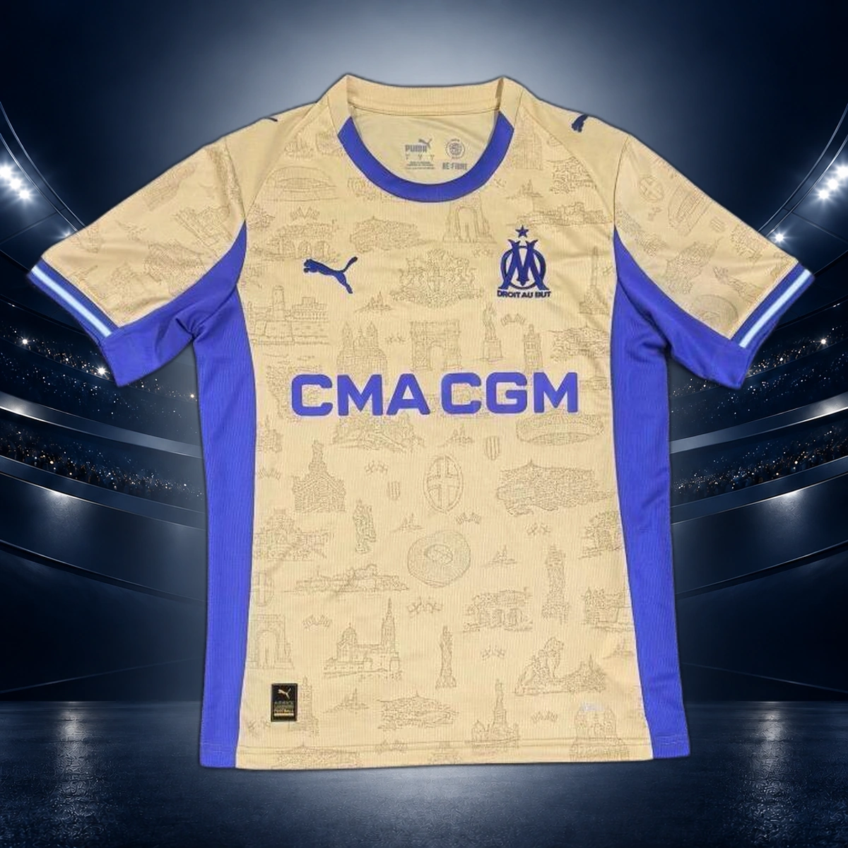 Camiseta Olympique Marsella Cuarta Equipación 2025/26