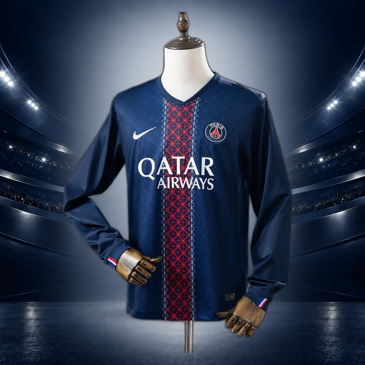 Camiseta París Saint-Germain Primera Equipación Manga Larga 2025/26