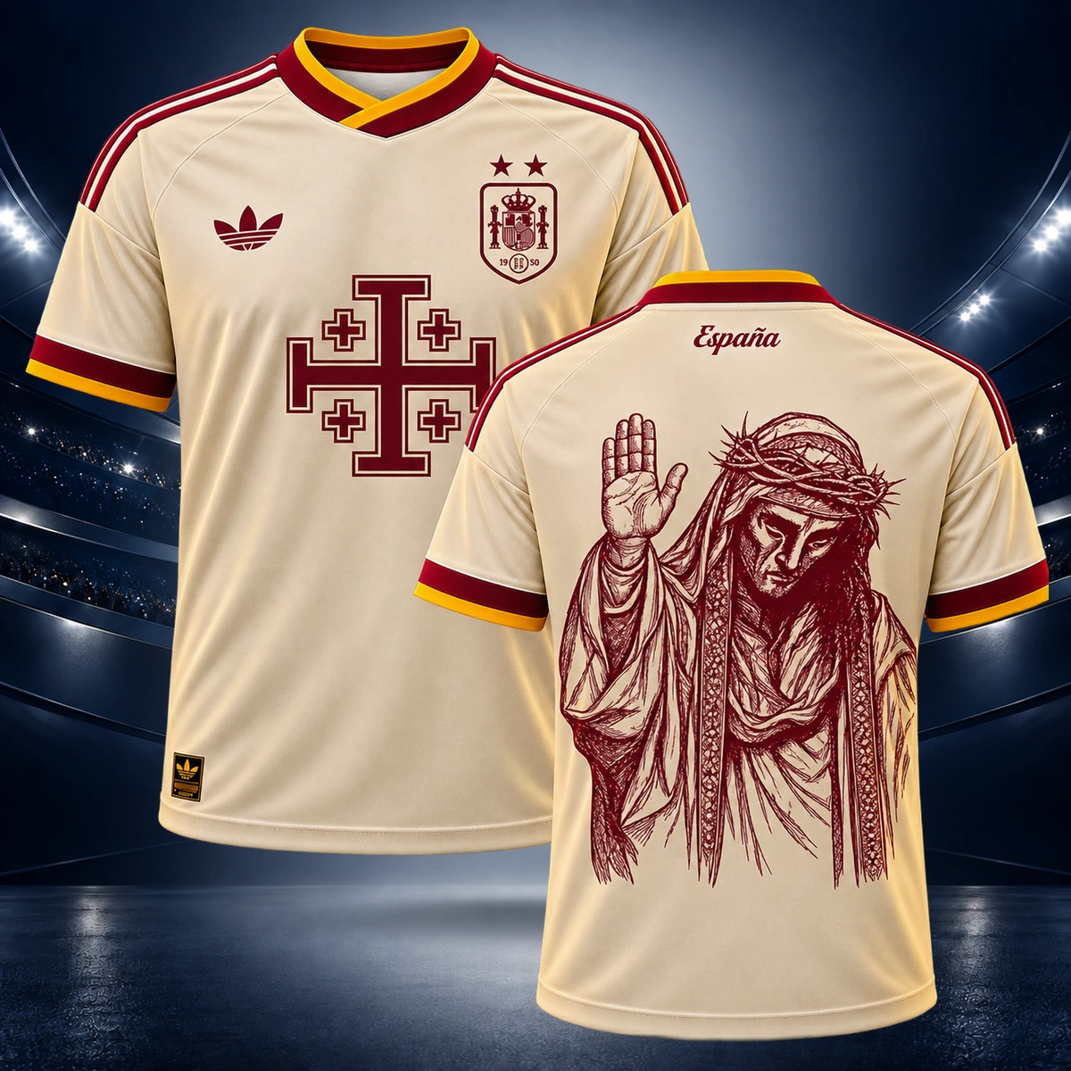Camiseta de España versión Rey Balduino